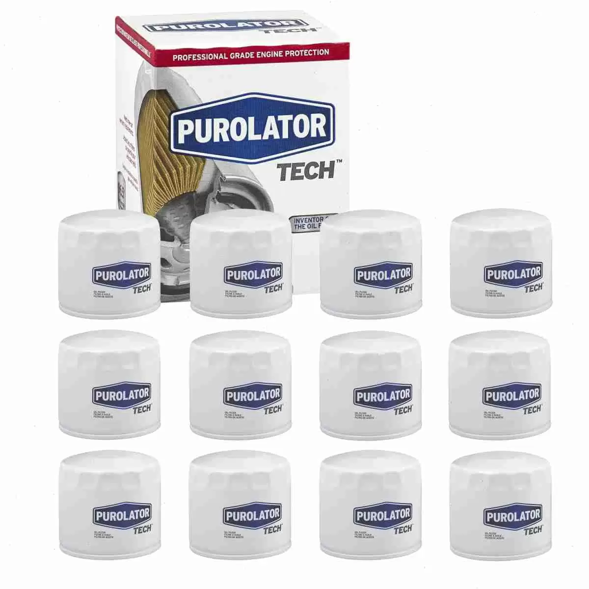 12 pc Purolator TECH TL14459 Engine Oil Filters for 0-986-452-007 0000-23-0370 0370-23-802-91 0370-23-8020 0370-23-802B 041-8163 104-5167 1064 12337532 1275229-C1 1334MP 150-1006 152 15208-AA030