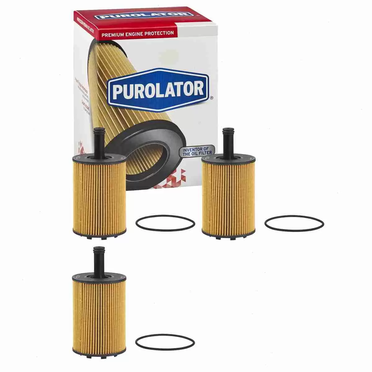 3 pc Purolator L38113 Engine Oil Filters for Oil Change Lubricant Filters Fits select: 2002-2006.2009-2014 VOLKSWAGEN JETTA