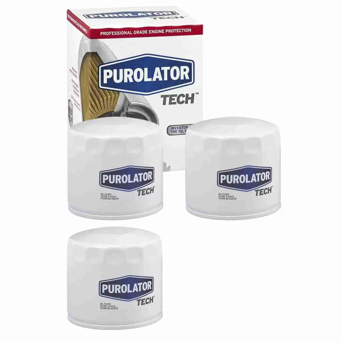 3 pc Purolator TECH TL14459 Engine Oil Filters for 0-986-452-007 0000-23-0370 0370-23-802-91 0370-23-8020 0370-23-802B 041-8163 104-5167 1064 12337532 1275229-C1 1334MP 150-1006 152 15208-AA030