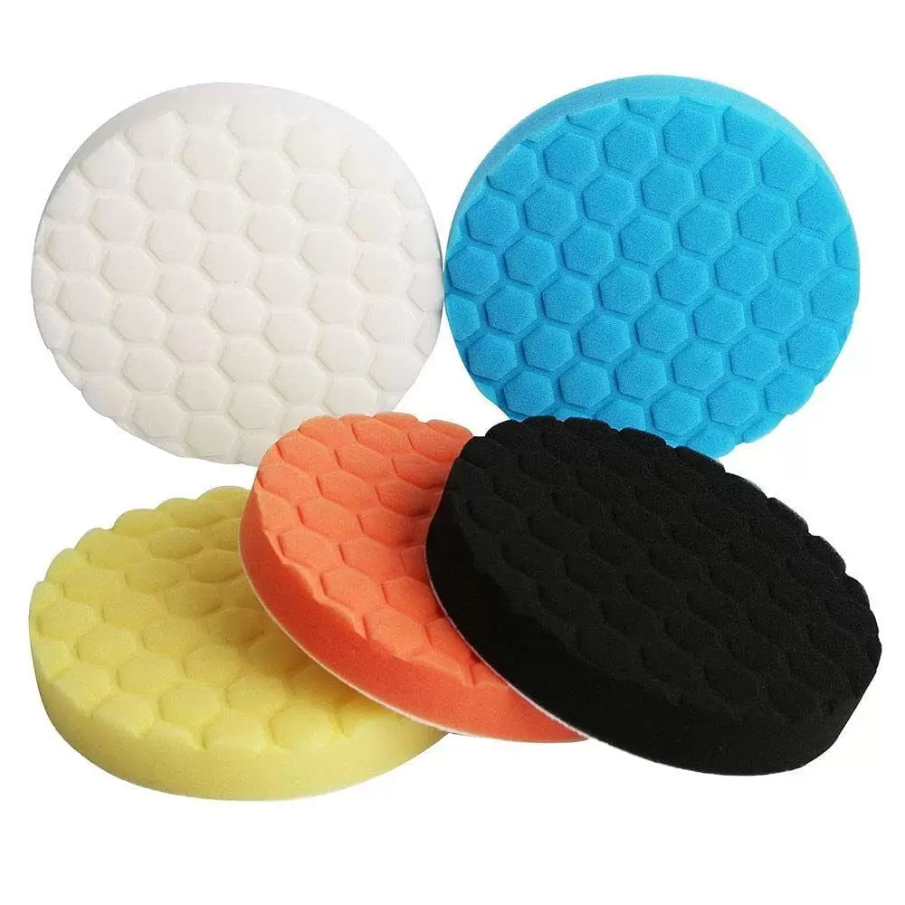 5PCS Polishing Pads 5 inch Car Waxing Polish Foam Kit Buffer Polisher Buffing Wheel