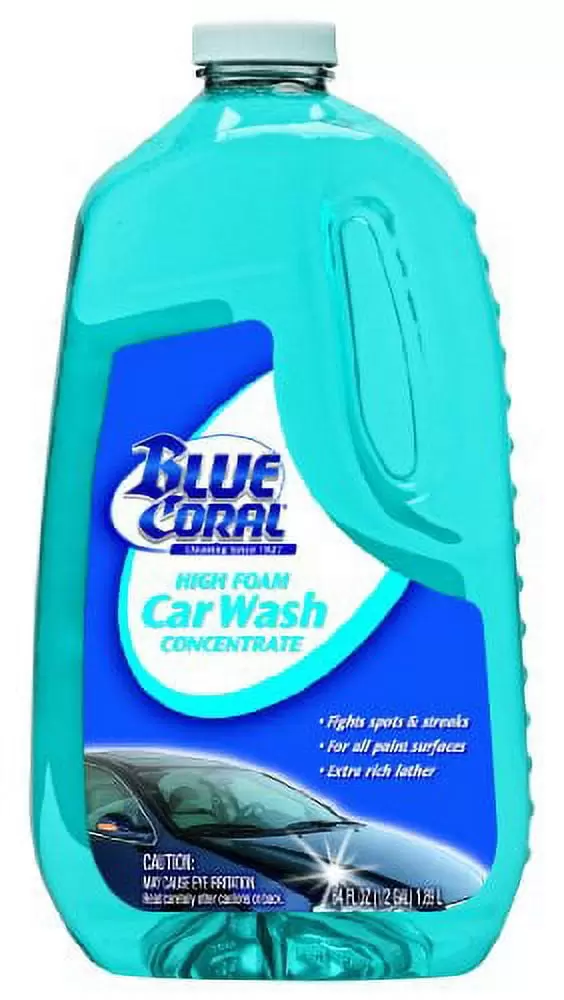 Blue Coral (WC107G-6PK) High Foam Car Wash Concentrate - 64 oz.. (Pack of 6)