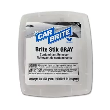 CAR 756702. Car Brite Stik Light Cut Clay Bar. Gray