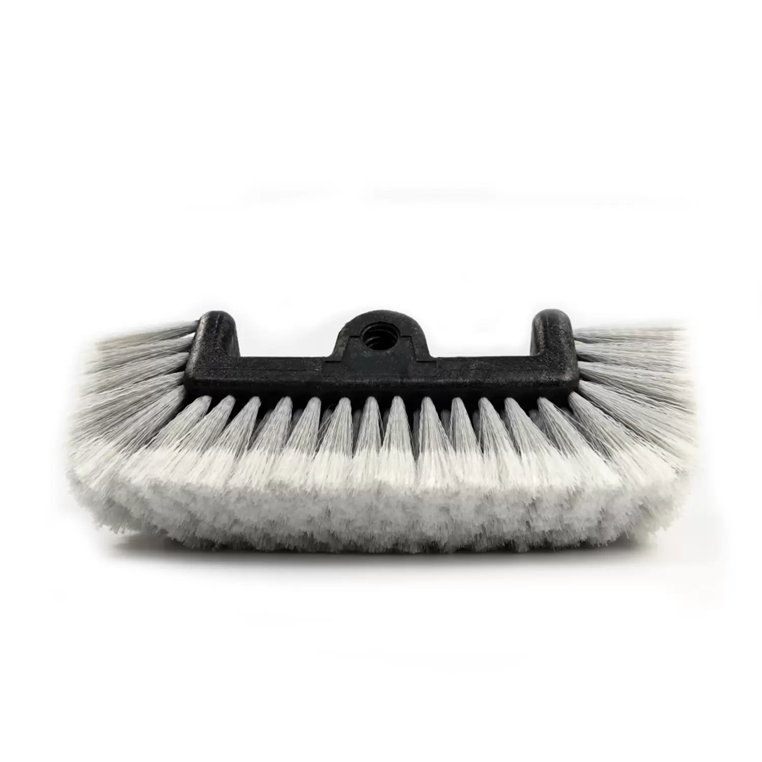 Carcarez 12 Flow-Thru Heavy Duty Car Wash Brush Head with Soft Bristle .Grey