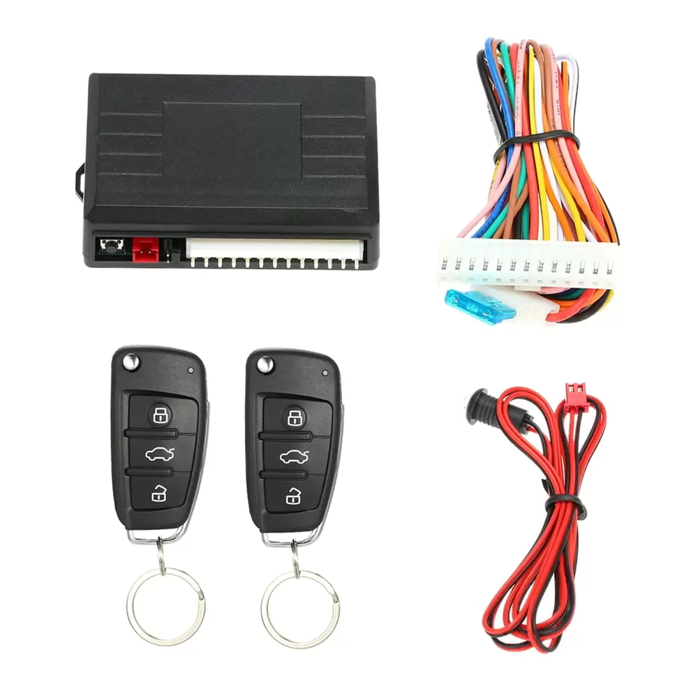 Docooler Universal Car Door Lock Trunk Release Keyless Entry System Central Locking Kit With Remote Control