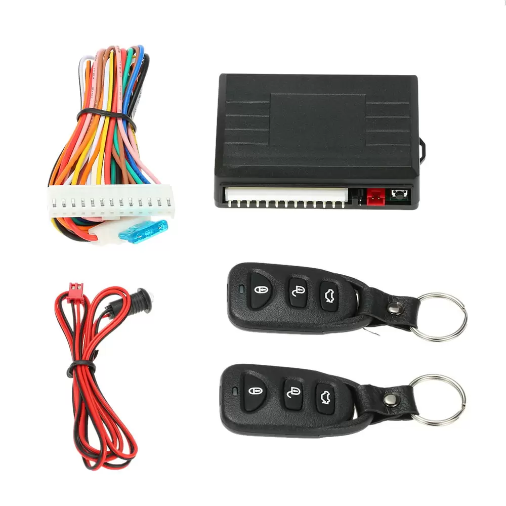 Mixfeer Universal Car Door Lock Trunk Release Keyless Entry System Central Locking Kit With Remote Control