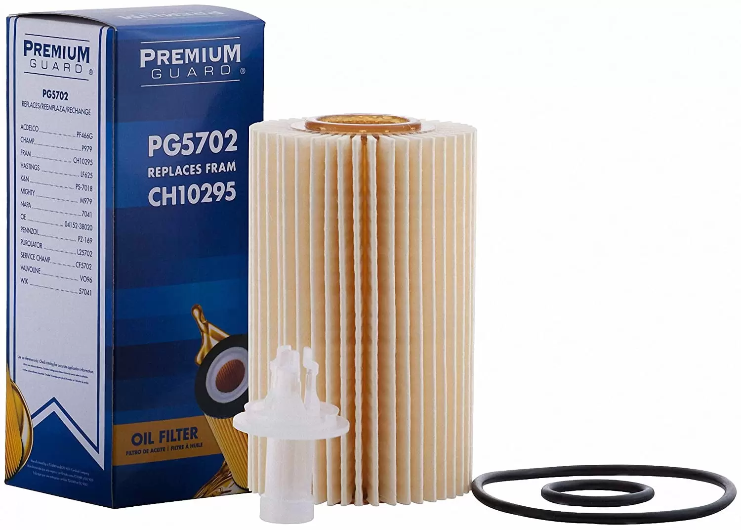 PG Oil filter PG5702 | Fits 2022 Lexus IS500. 2008-14 IS F. 2008-21 LX570. 2015-22 RC F. 2016-20 GS F. 2018-22 LC500. 2007-21 Toyota Tundra. 2008-21 Land Cruiser. 2008-22 Sequoia