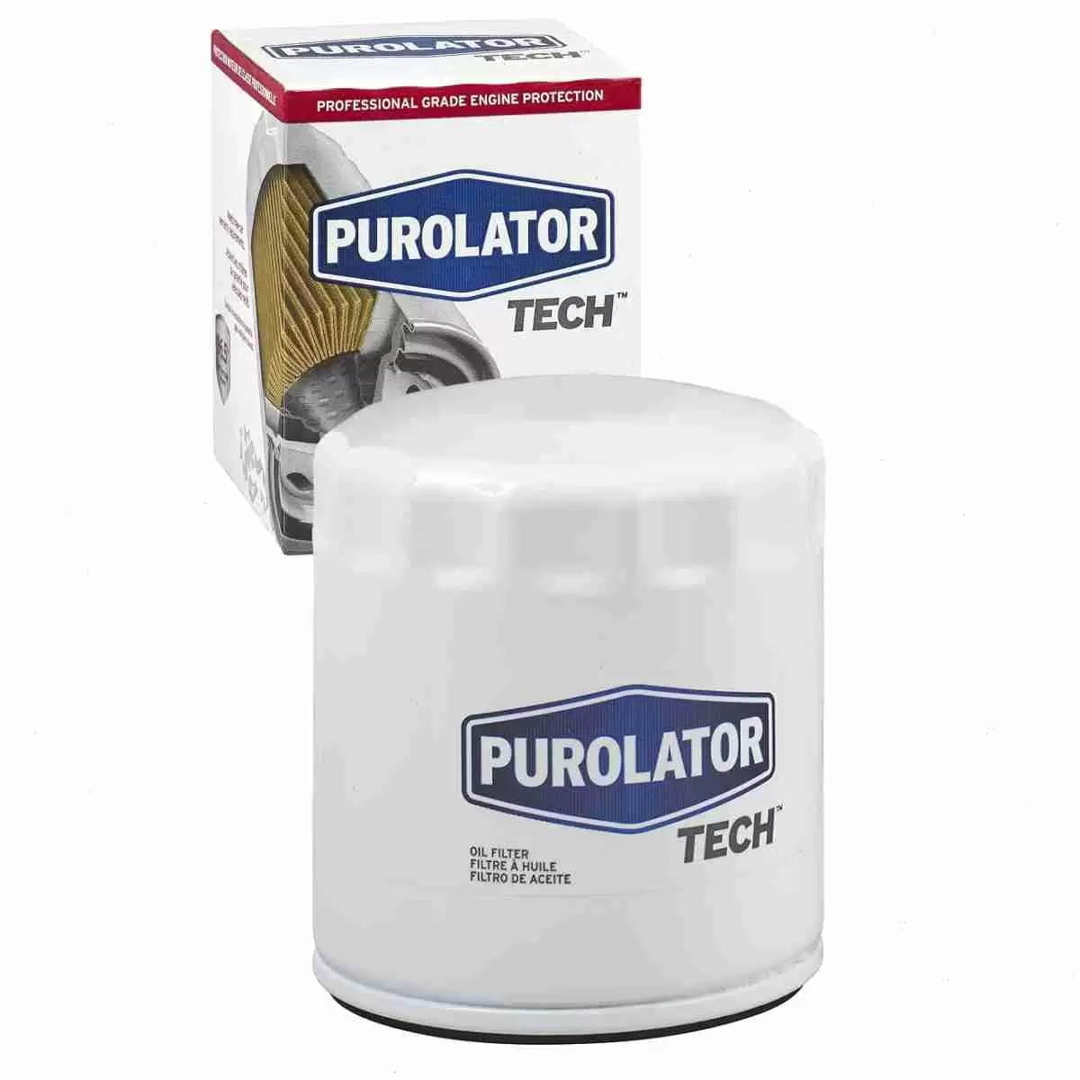 Purolator TECH Engine Oil Filter compatible with Chevrolet Silverado 1500 4.3L V6 2000-2013