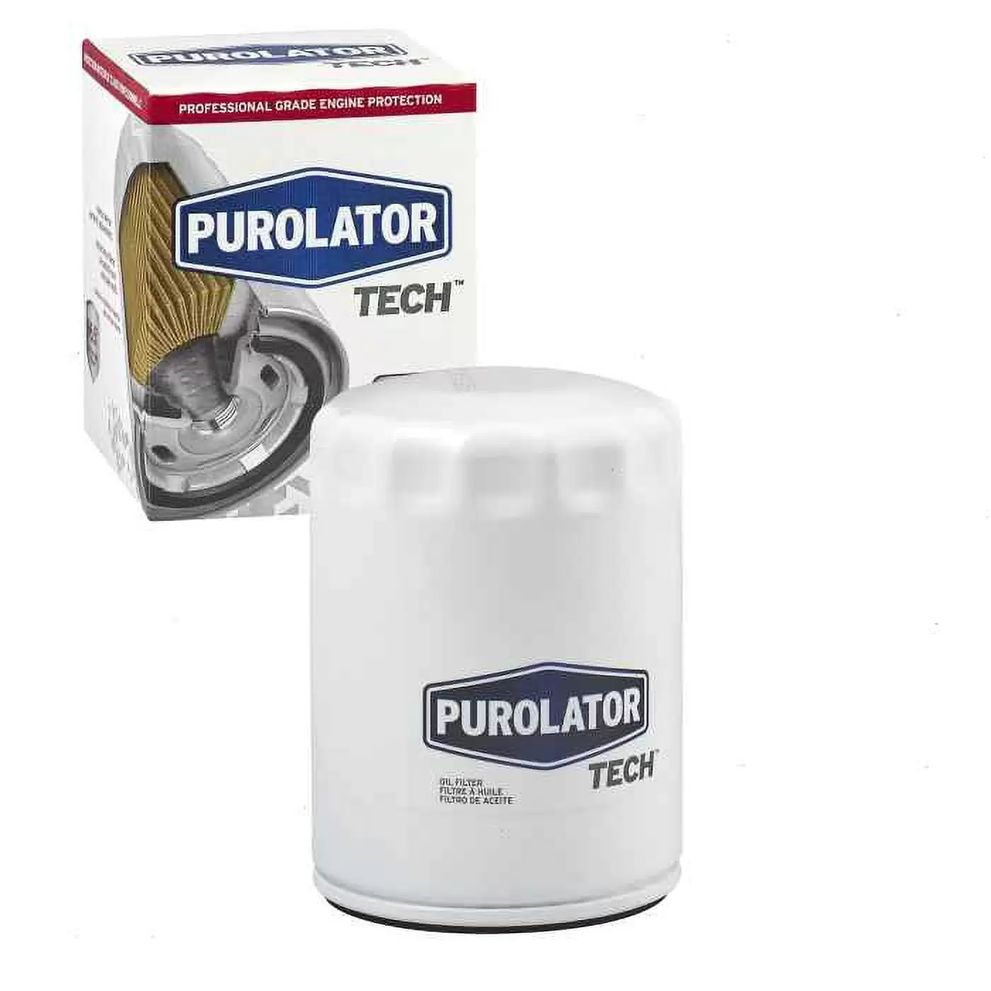 Purolator TECH Engine Oil Filter compatible with Ford Mustang 3.7L 5.0L V6 V8 2011-2020