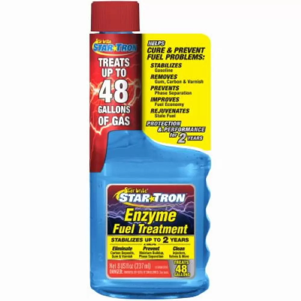 Star Brite 14308 8 oz Bottle Of Star Tron Enzyme Gas Additive Fuel Treatment - Quantity of 2