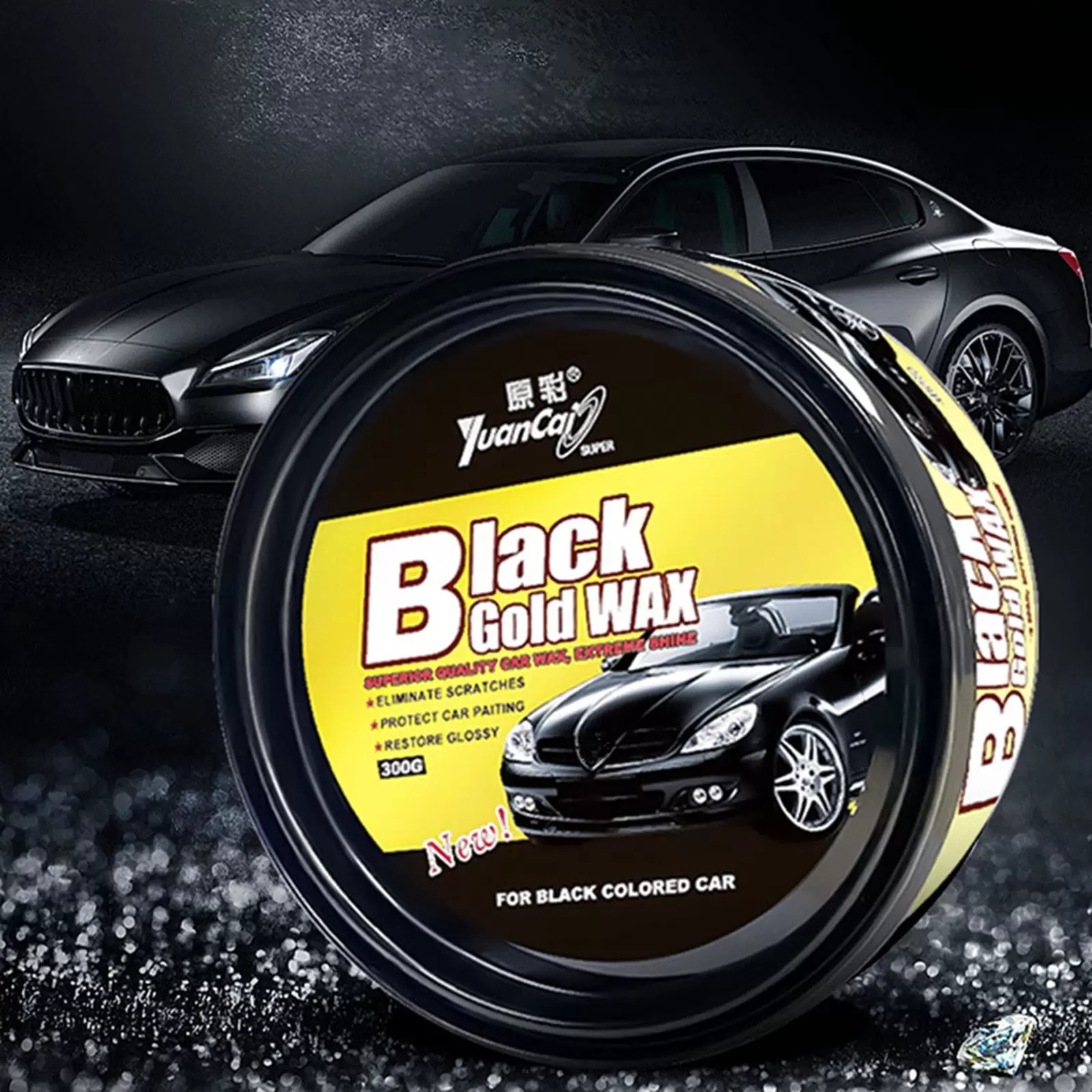 Taylongift Christmas Black X Friday Black Wax Black Special Car Wax New Car Wax Maintenance Polishing Wax Motorcycle Waxing Solid Coating