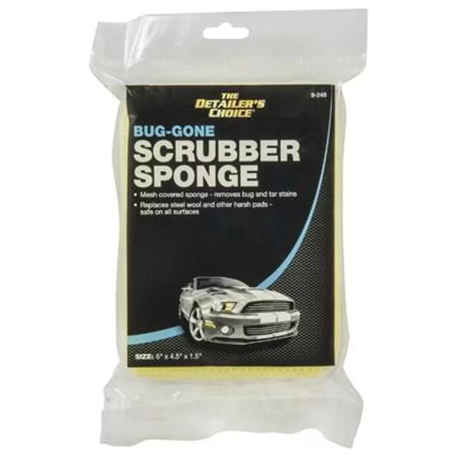 The Detailer's Choice 9-248 Bug Gone Scrubber. Large - Quantity 12